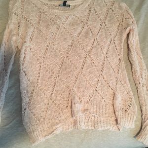 Light pink knit sweater